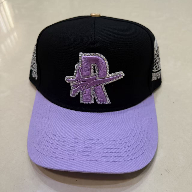 Baseball Cap Fitted - Contrast Brim 3D Embroidered Rough Play