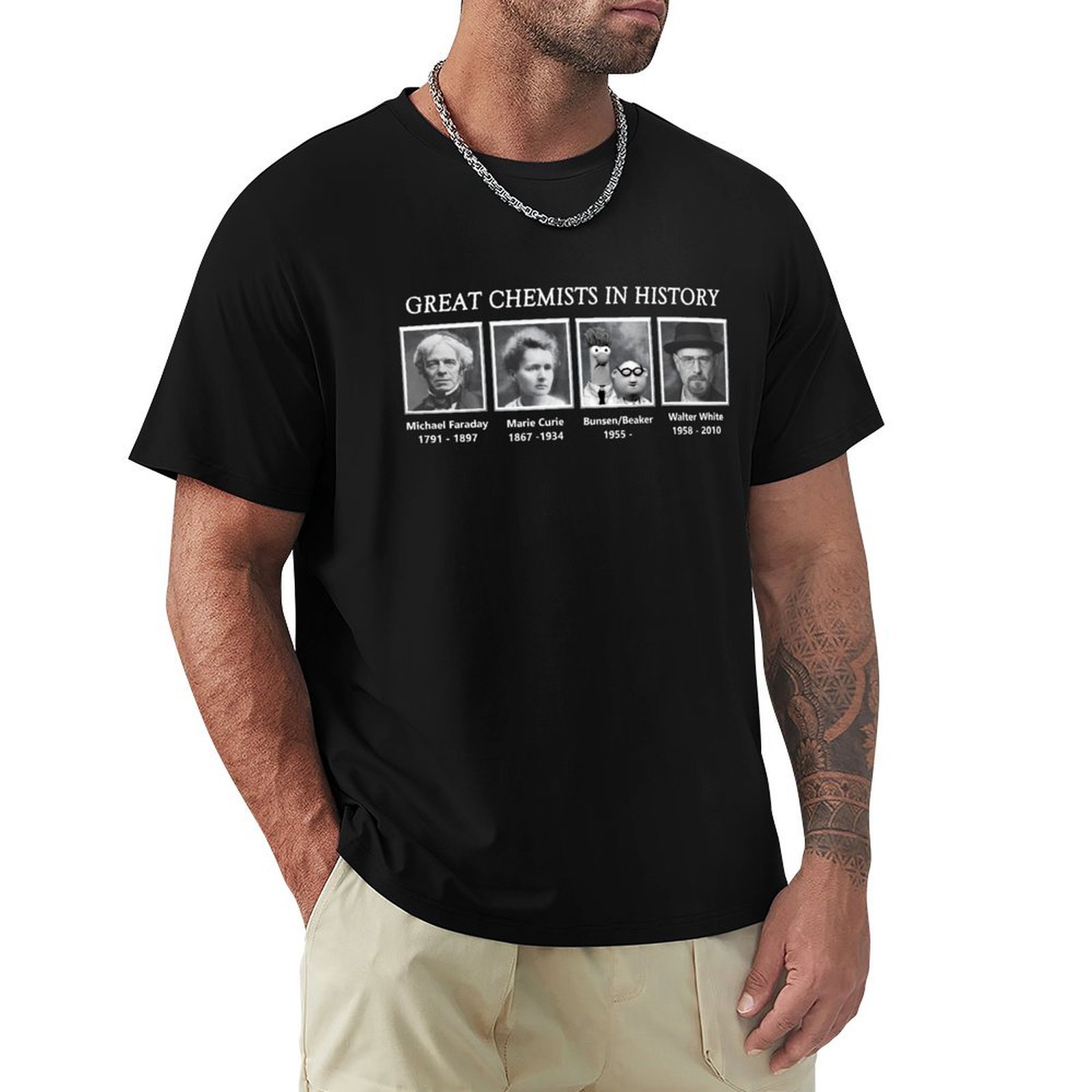 Street Fashion History - Great Chemists In History T-Shirt Street