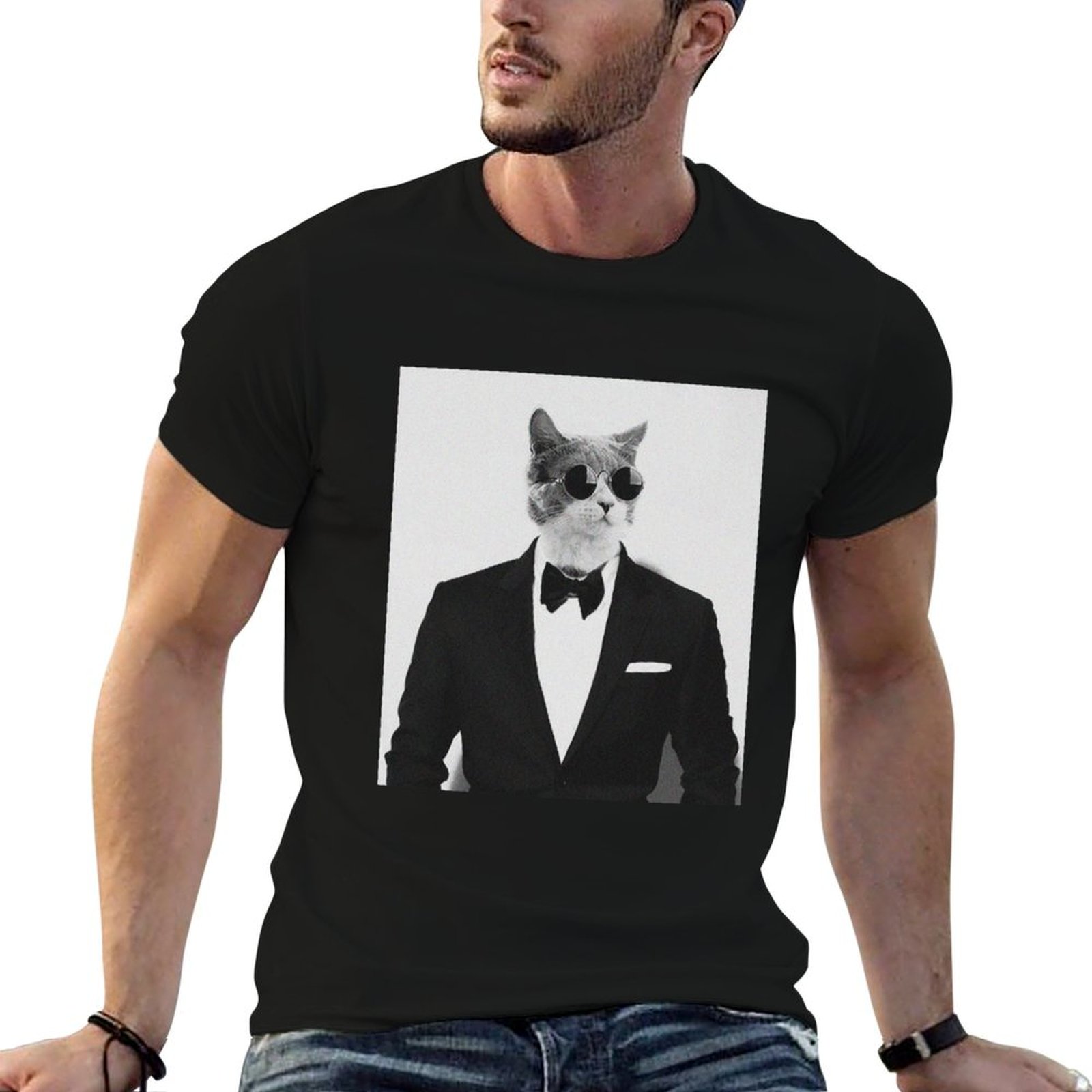 Street Fashion Quotes - Cat in Suit : funny quote
