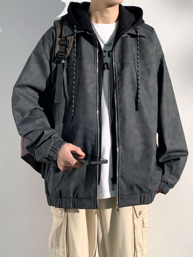 Street Fashion Asian Men - Mens Jacket Coat Asian Fleeced Lined