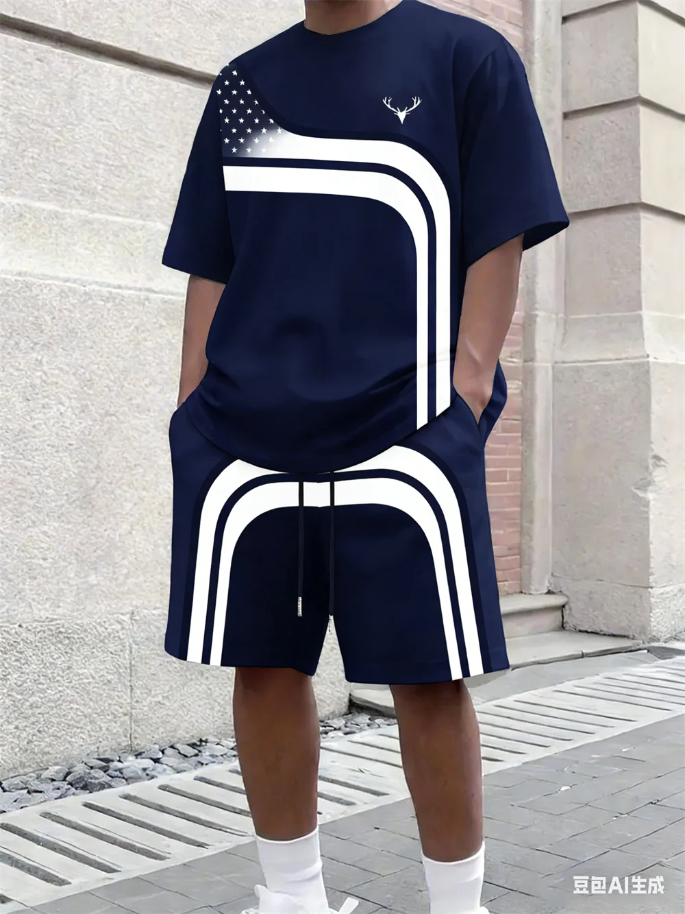 Street Summer Fashion - Fashion Summer Men's Stripe Print Comfortable
