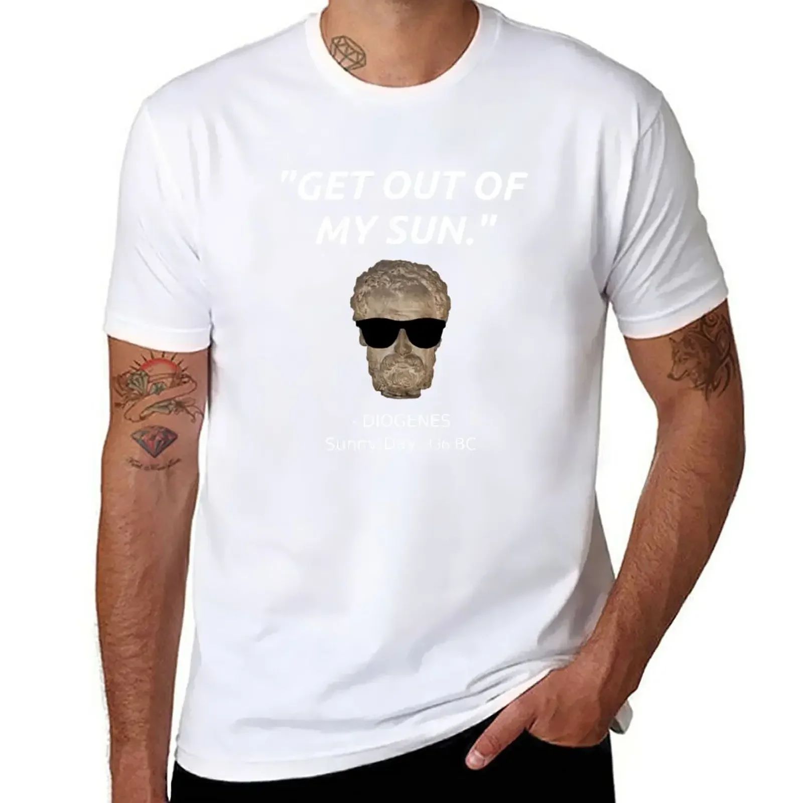 Street Fashion History - Funny Diogenes Quote T-shirt Philosophy History