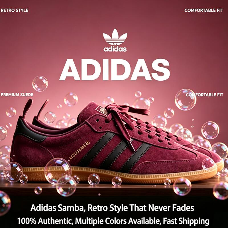 Street Fashion Adidas - Adidas samba Trefoil Unisex Low Top