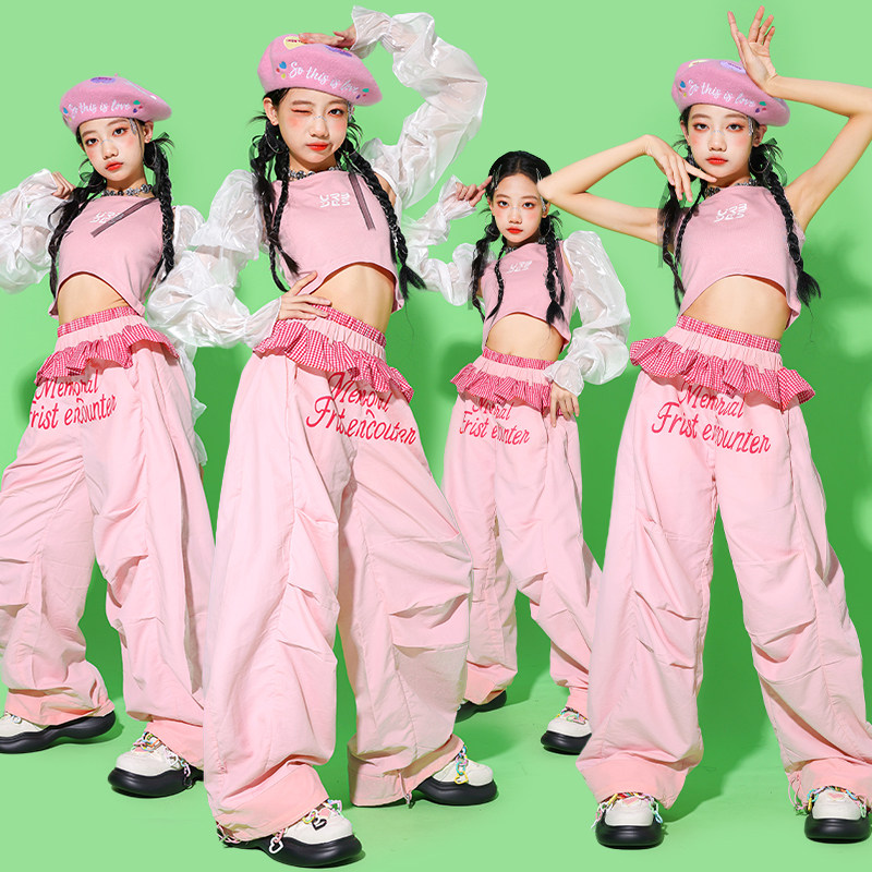Street Fashion Kpop - Jazz Dance Clothes For Girls Kpop