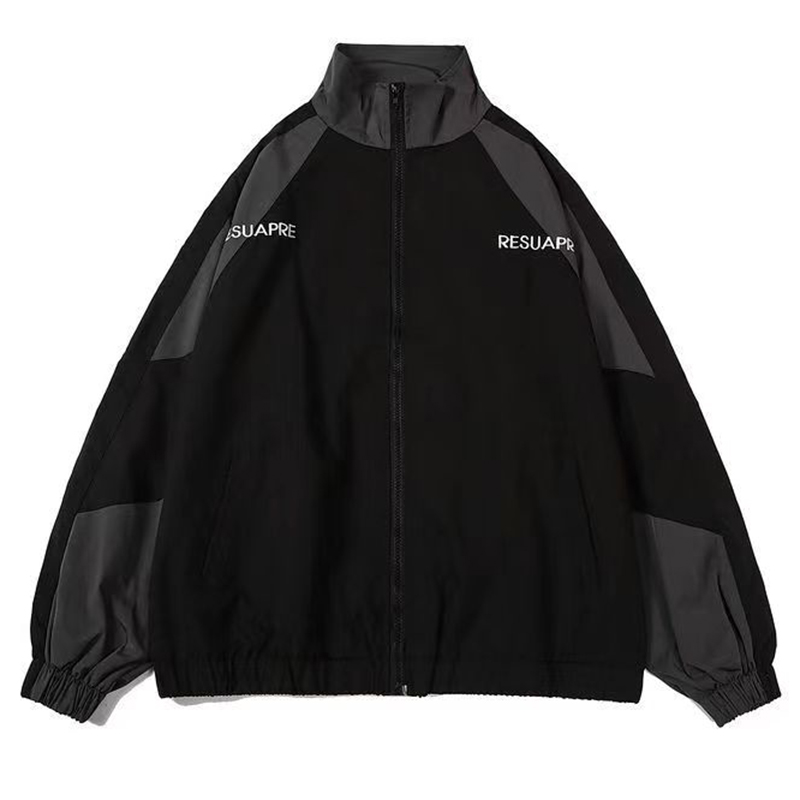 Men High Street Patchwork Colo - Street Fashion Of Japan recension och pris