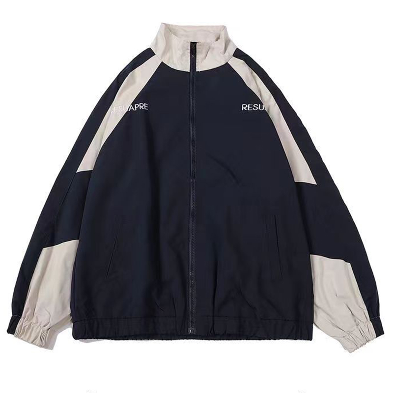 Men High Street Patchwork Colo - Street Fashion Of Japan recension och pris