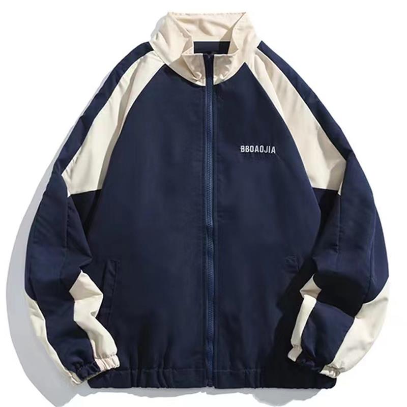Men High Street Patchwork Colo - Street Fashion Of Japan recension och pris