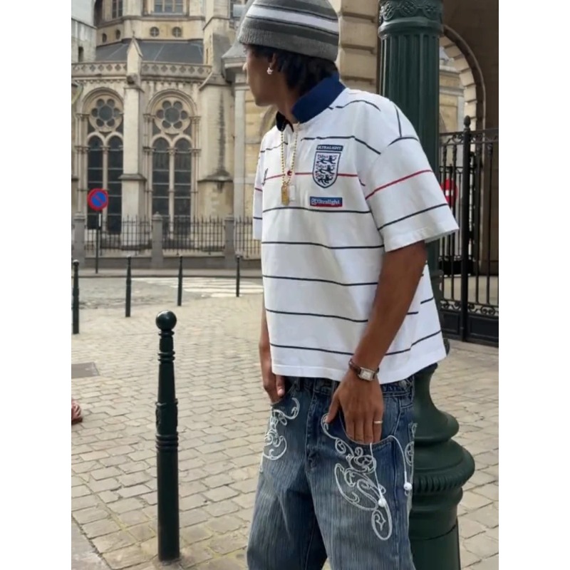 Retro Y2K 2 Pcs Set Street Sty - Street Fashion Jersey recension och pris