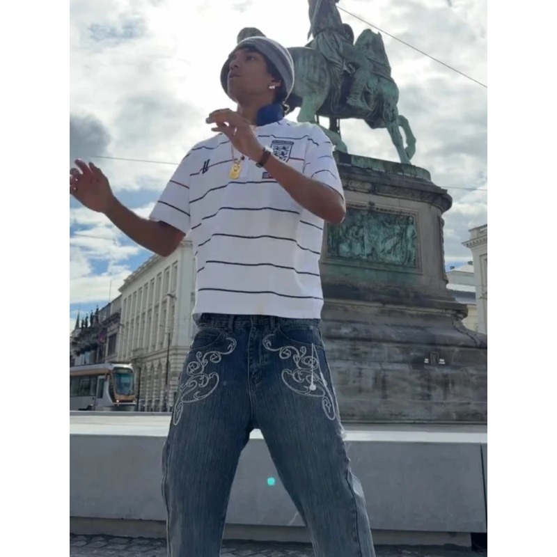 Retro Y2K 2 Pcs Set Street Sty - Street Fashion Jersey recension och pris