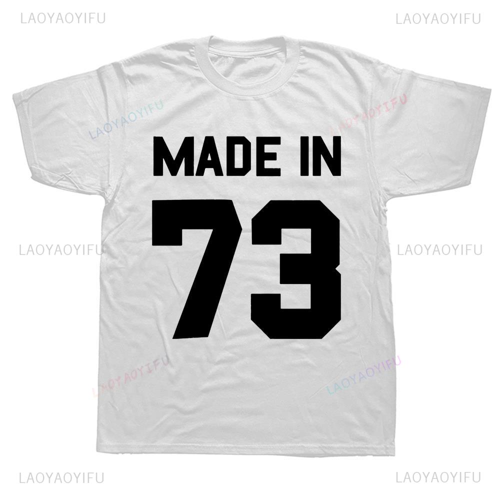 Hot Sale Made in 73 Graphic Cl - Street Fashion Art recension och pris