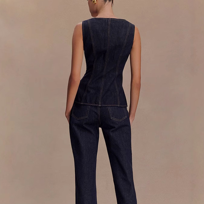 Summer Denim Pant Sets Women 2 - Street Fashion Vest recension och pris