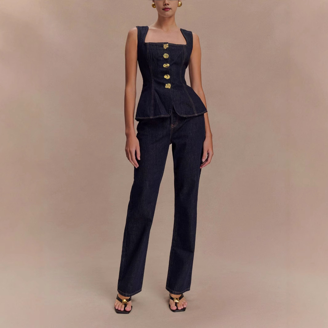 Summer Denim Pant Sets Women 2 - Street Fashion Vest recension och pris