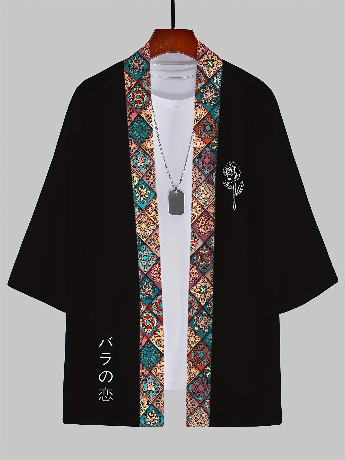 2026 Summer Men's Kimono 3D Pr - Street Fashion Designer recension och pris