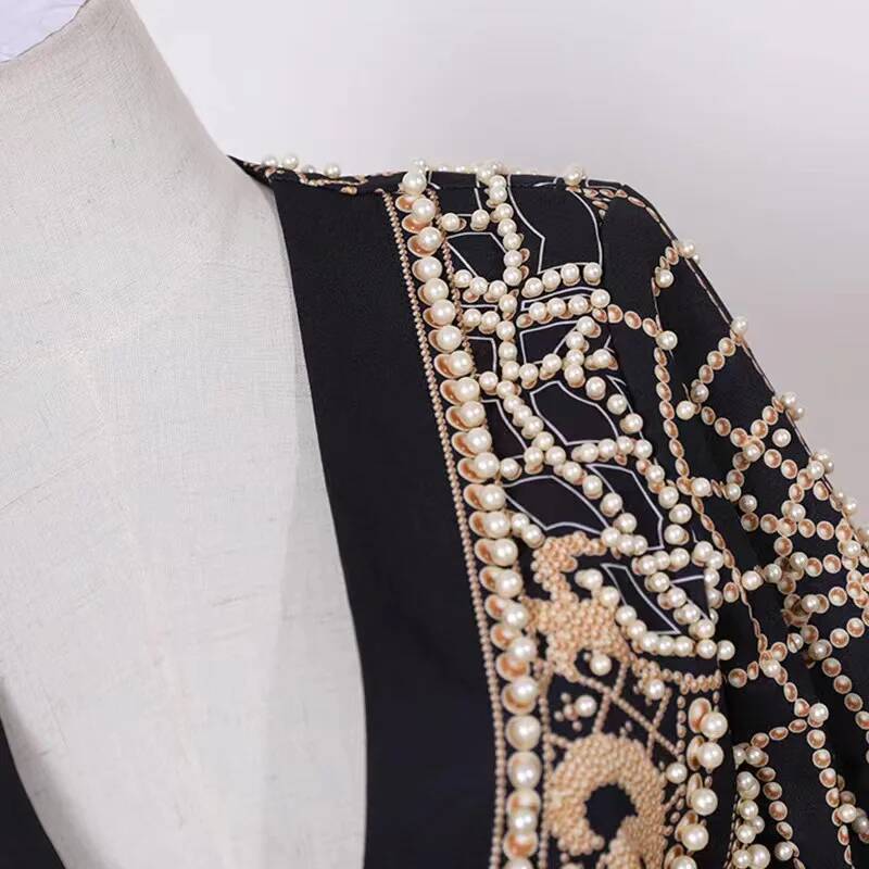 Fashion Beading V Neck Blazers - Street Fashion Taiwan recension och pris