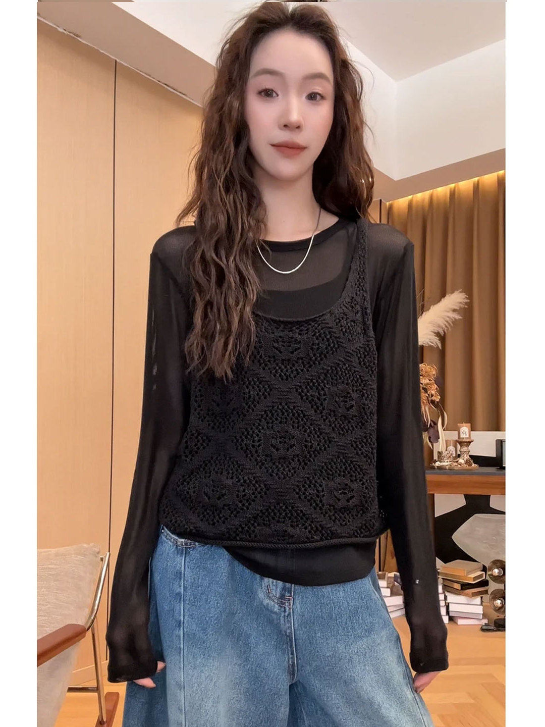 Unique Beautiful Knitted Vest  - Street Fashion Vest recension och pris