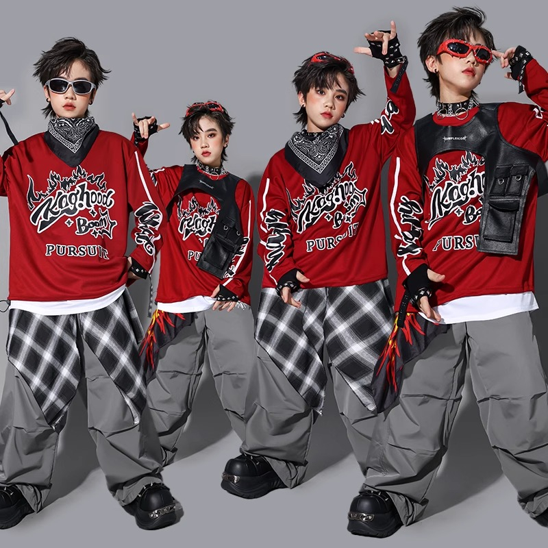Boys K-pop Sweatshirt Fashion  - Street Fashion Kpop recension och pris