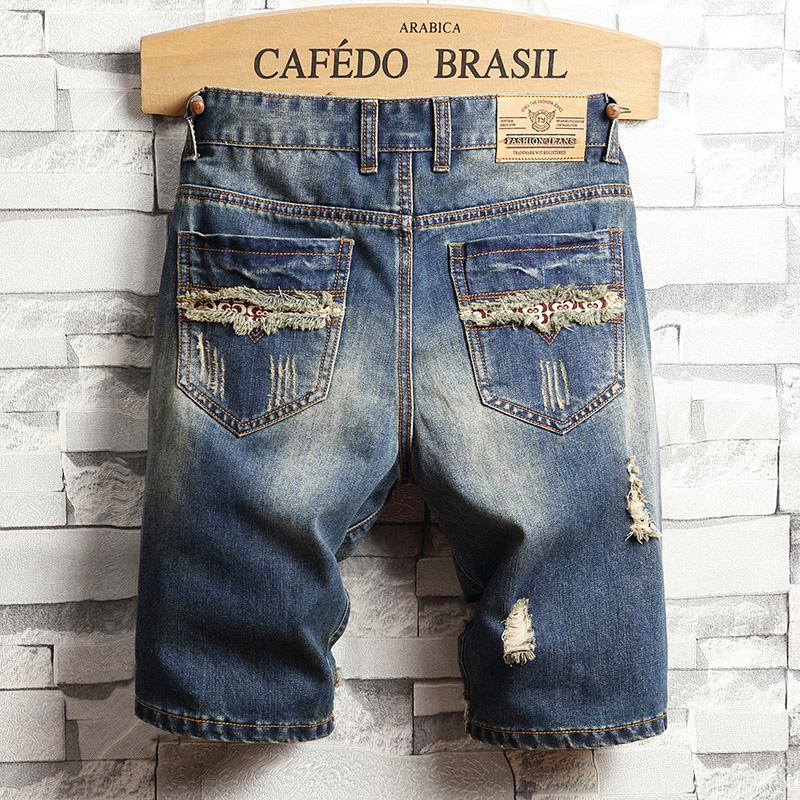 Ripped Hip-hop Denim Shorts Me - Street Fashion Art recension och pris