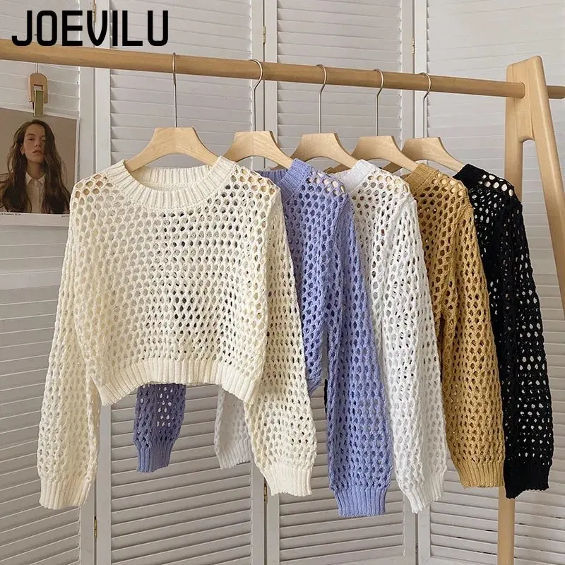 Hollow Out Knit Crop Top Women - Street Fashion In Korea recension och pris