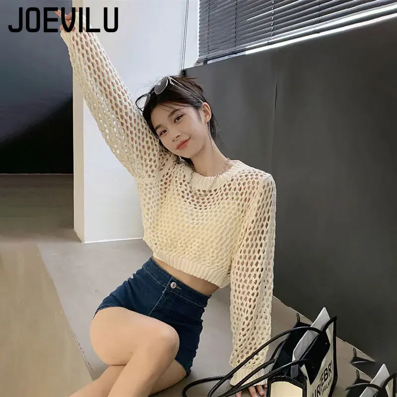 Hollow Out Knit Crop Top Women - Street Fashion In Korea recension och pris