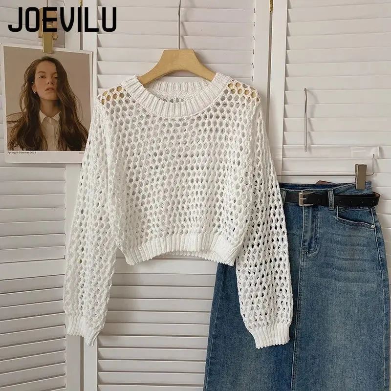 Hollow Out Knit Crop Top Women - Street Fashion In Korea recension och pris