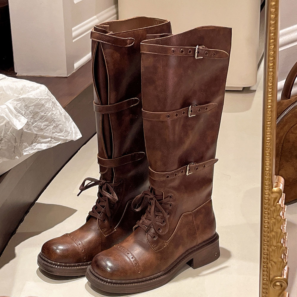 Women's Knee High Boots Vintag - Street Fashion Designer recension och pris
