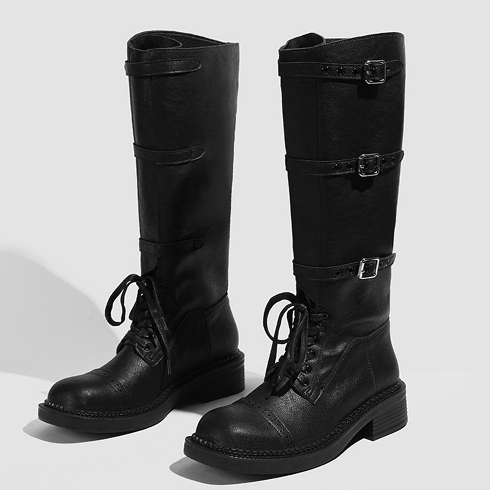 Women's Knee High Boots Vintag - Street Fashion Designer recension och pris