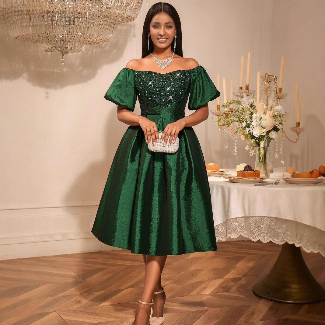 Women's Sexy Off-shoulder Dres - Street Fashion Taiwan recension och pris