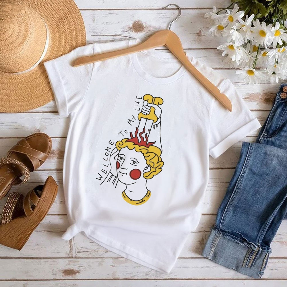 Medieval Art T-shirt Welcome T - Street Fashion History recension och pris