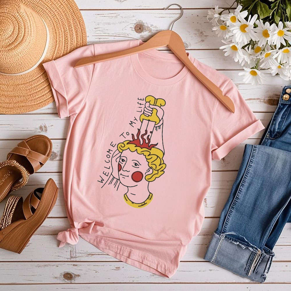 Medieval Art T-shirt Welcome T - Street Fashion History recension och pris