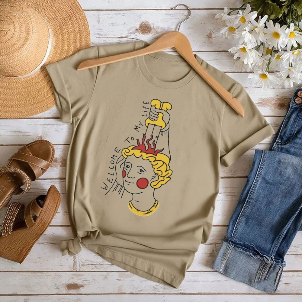 Medieval Art T-shirt Welcome T - Street Fashion History recension och pris