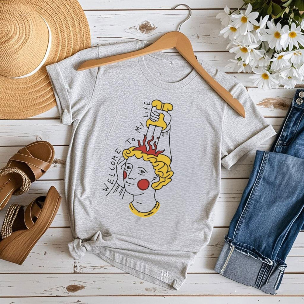 Medieval Art T-shirt Welcome T - Street Fashion History recension och pris