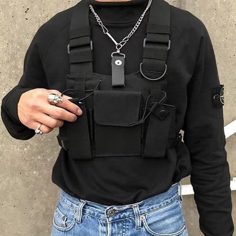 Functional Tactical Chest Bag  - Street Fashion Vest recension och pris