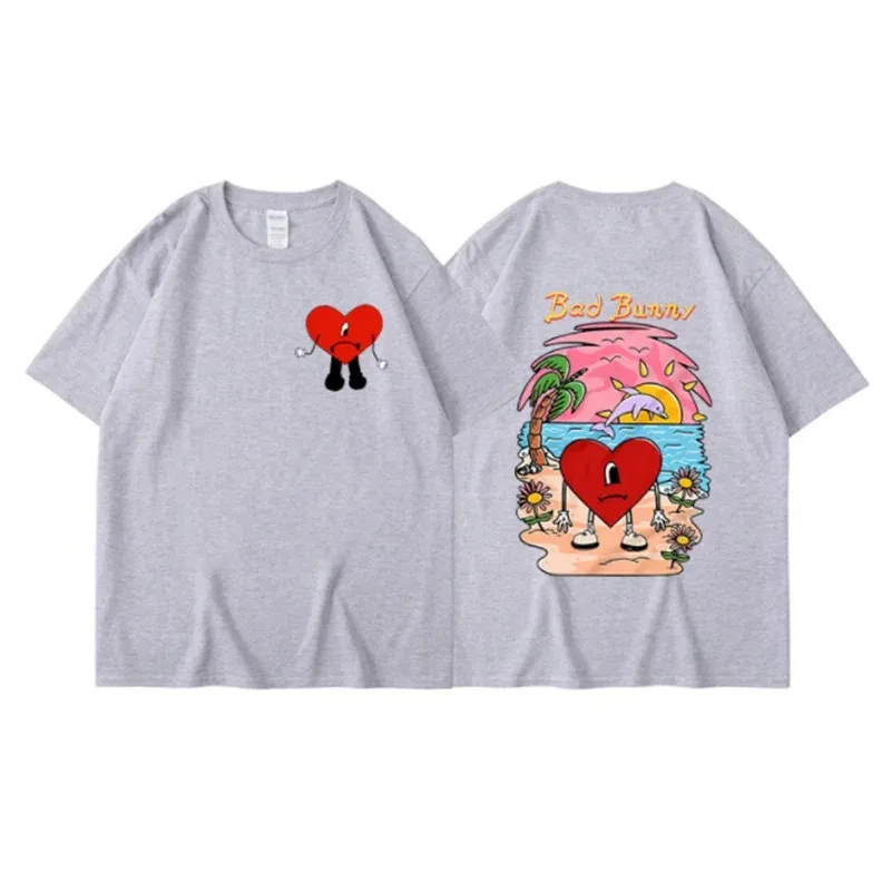Asian Size Bad Bunny T-shirt W - Street Fashion Asian Men recension och pris