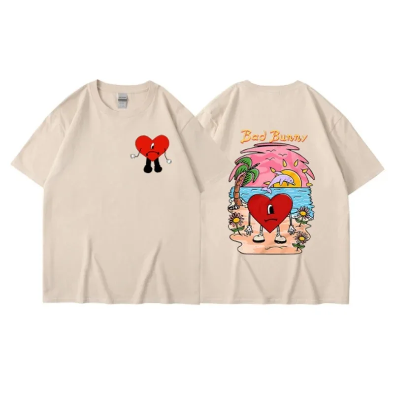 Asian Size Bad Bunny T-shirt W - Street Fashion Asian Men recension och pris