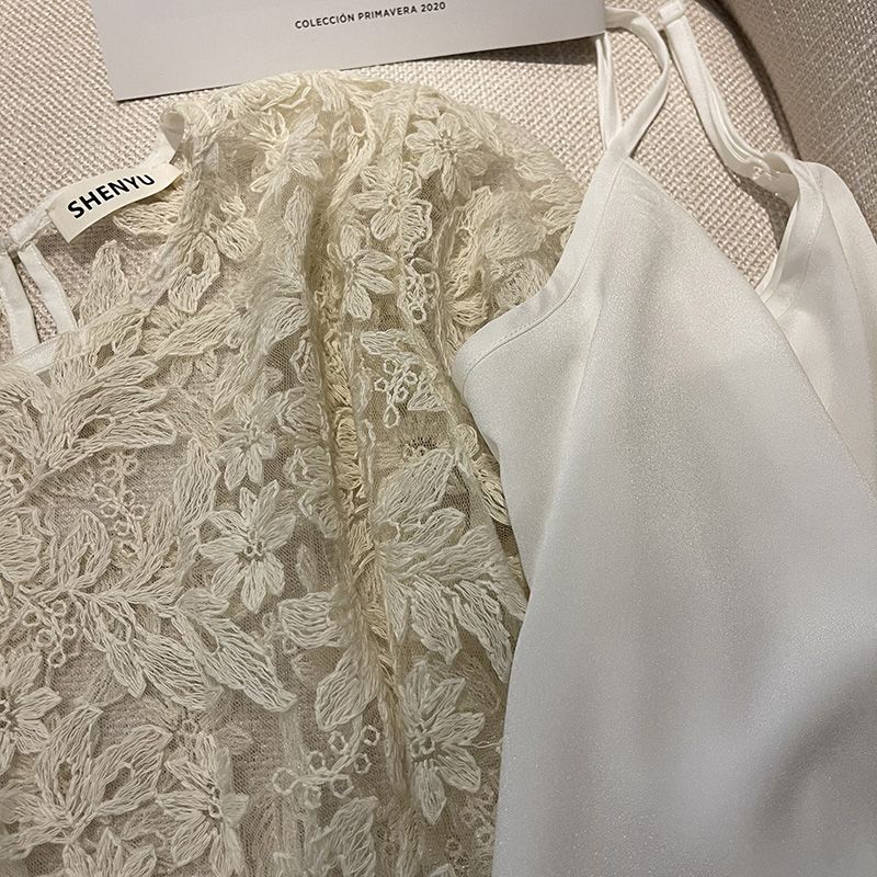 MEXZT Elegant Sheer White Shir - Street Fashion In Korea recension och pris