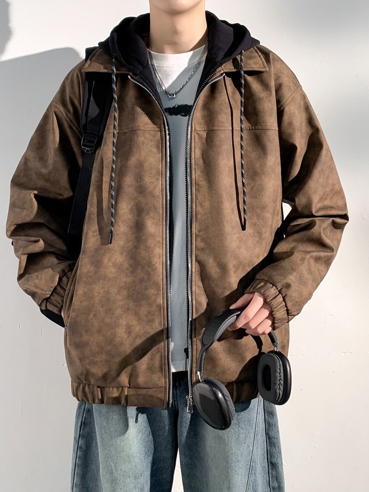 Mens Jacket Coat Asian Fleeced - Street Fashion Asian Men recension och pris