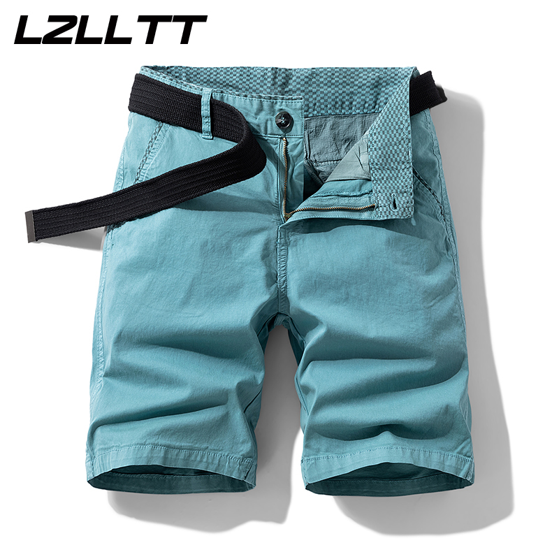 New Summer Men Cotton Cargo Sh - Street Fashion Art recension och pris