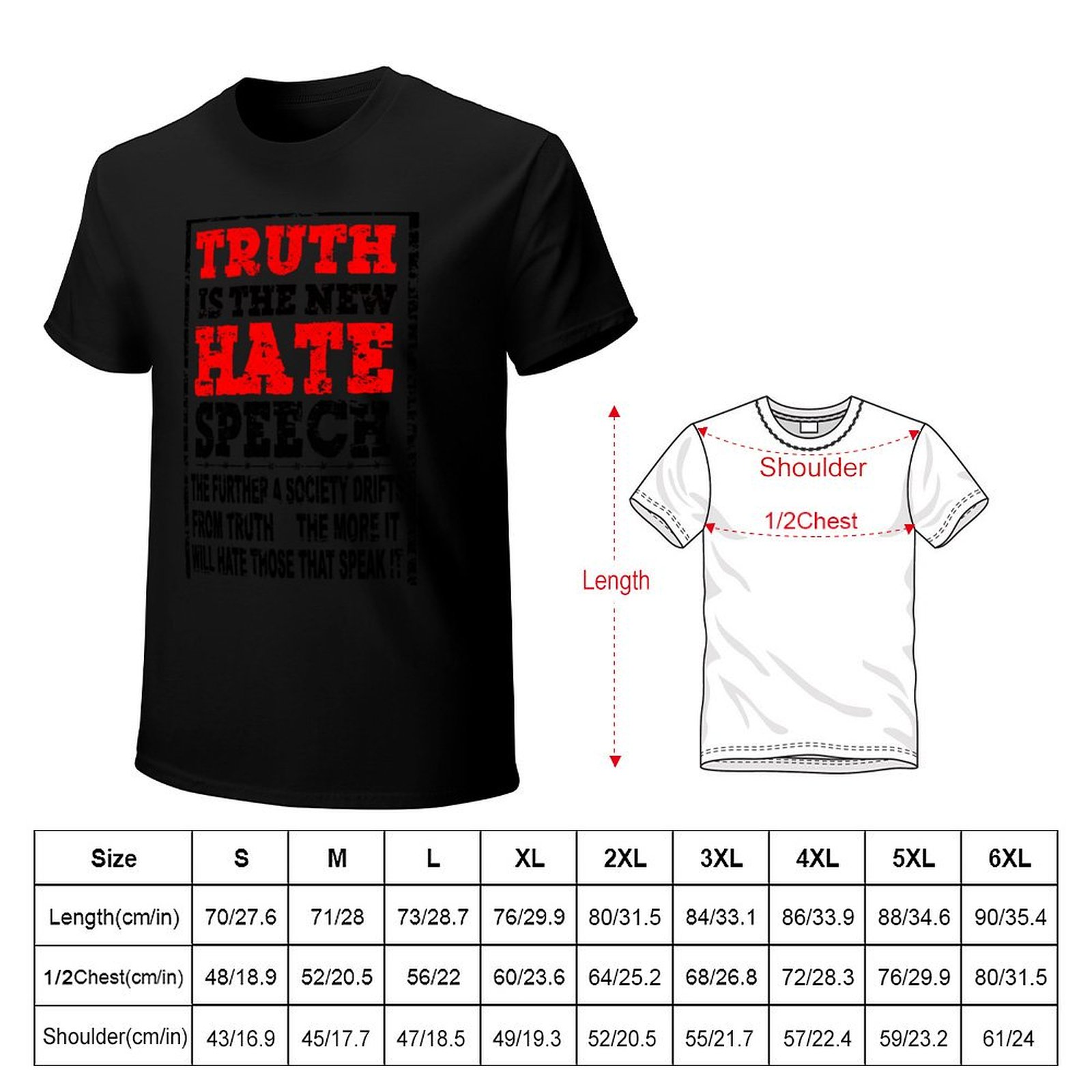 TRUTH IS THE NEW HATE SPEECH - - Street Fashion Quotes recension och pris