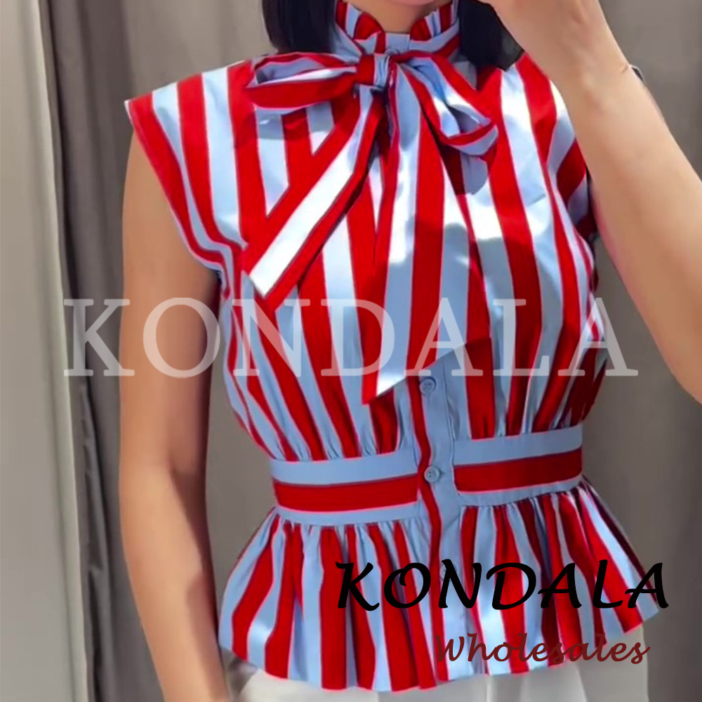 KONDALA Chic Striped Y2K Women - Street Fashion Vest recension och pris