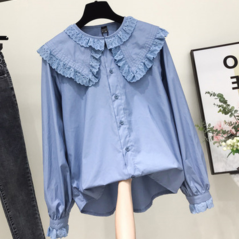 Women Chic Peter Pan Collar Sh - Street Fashion In Korea recension och pris