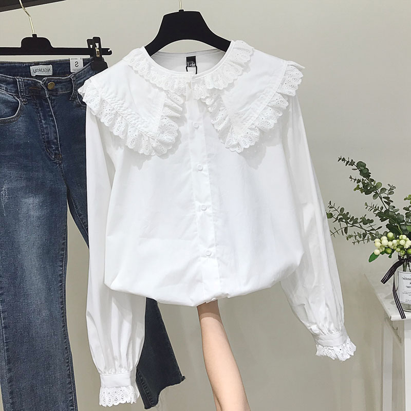 Women Chic Peter Pan Collar Sh - Street Fashion In Korea recension och pris