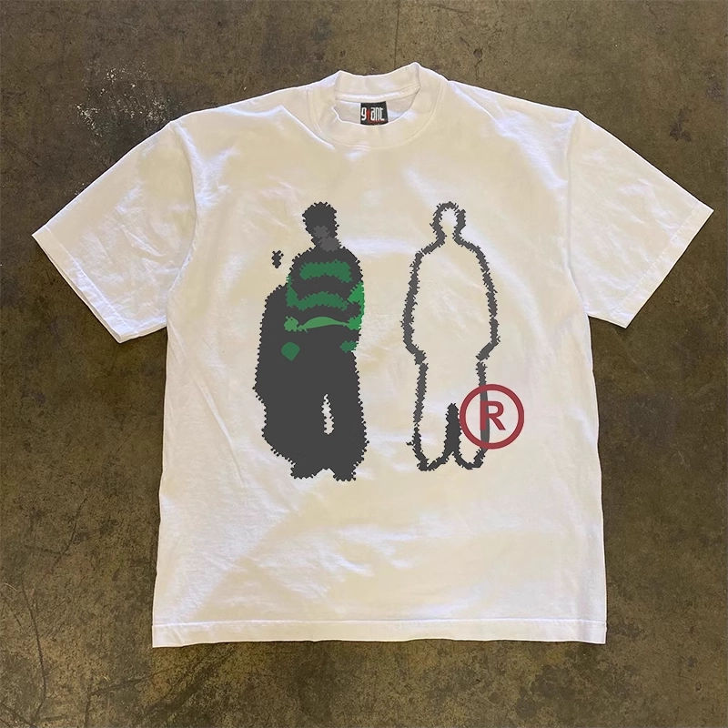 Asian Size Hiphop Print 100% C - Street Fashion Asian Men recension och pris