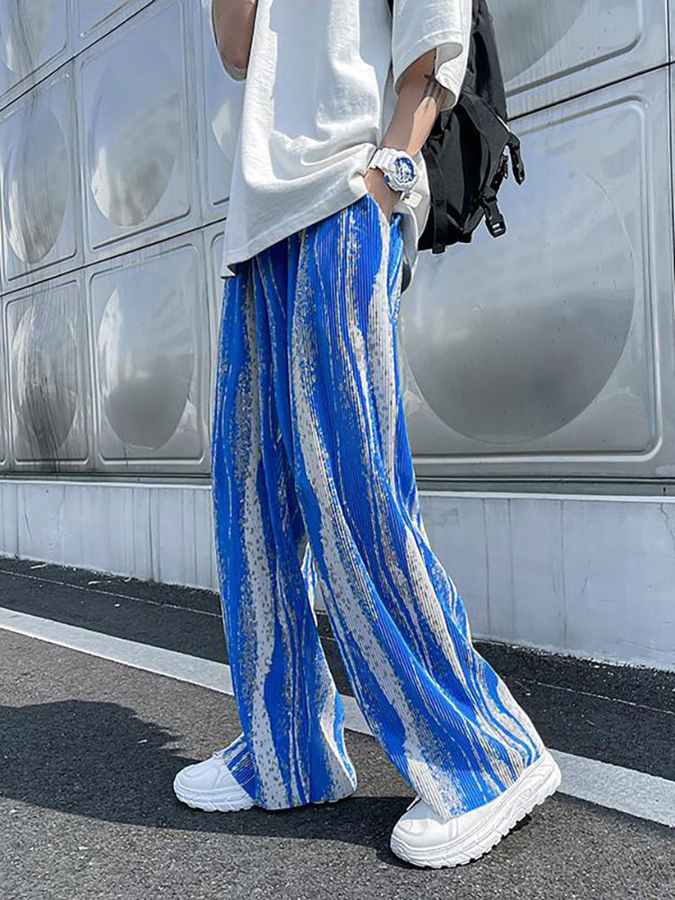 Streetwear Tie-Dye Ice Silk Su - Street Fashion In Korea recension och pris