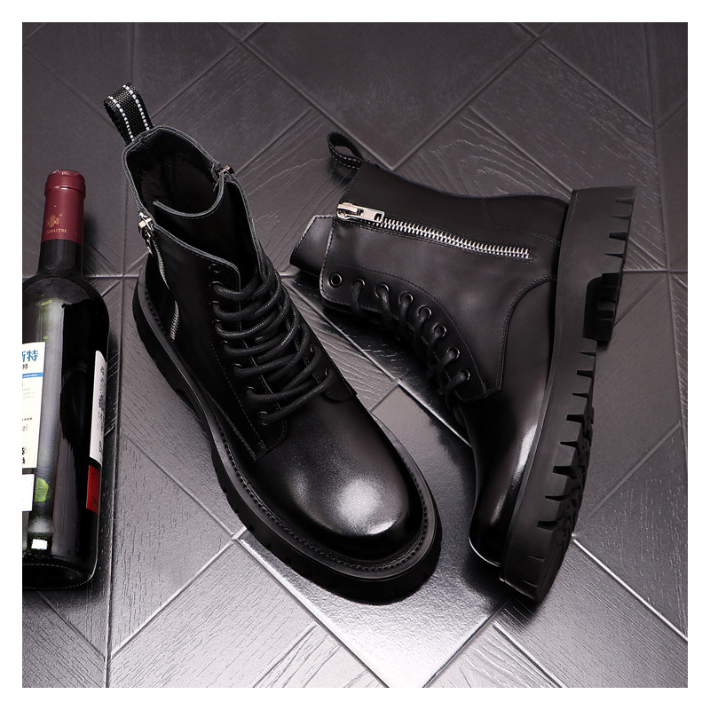 Men Luxury Fashion Genuine Lea - Street Fashion Designer recension och pris