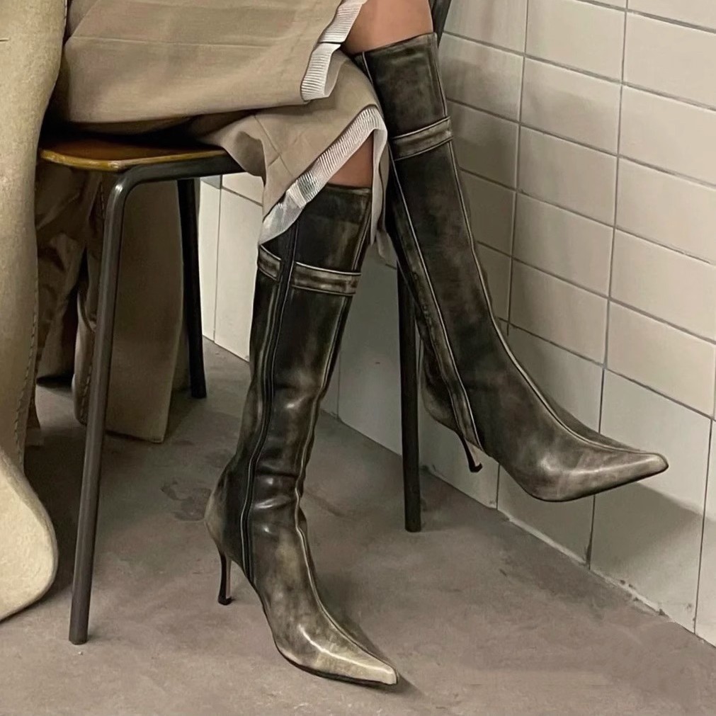 Sexy Designer Women High Boots - Street Fashion Designer recension och pris