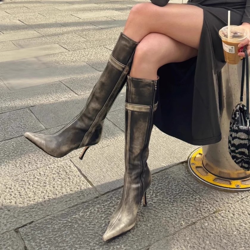 Sexy Designer Women High Boots - Street Fashion Designer recension och pris