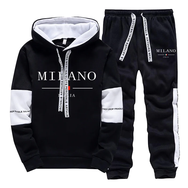 Men's Set/Hoodie/Pants Italy T - Street Fashion Art recension och pris