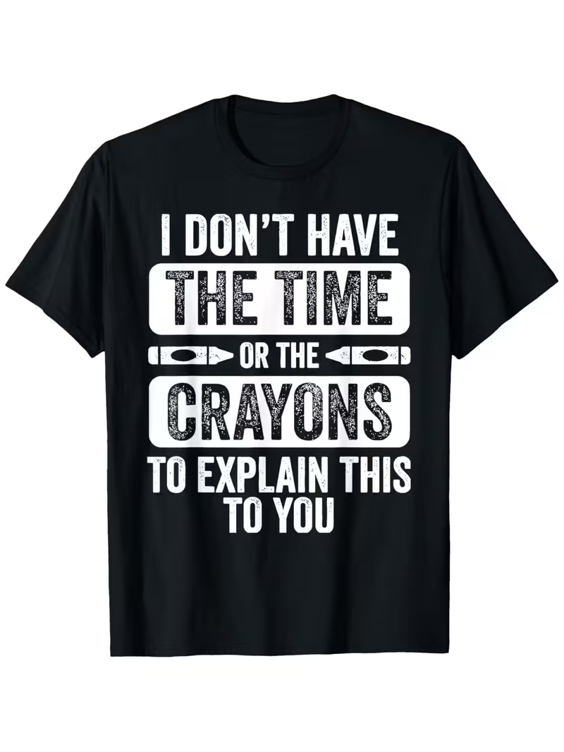 Funny Saying Graphic T-Shirt U - Street Fashion Quotes recension och pris