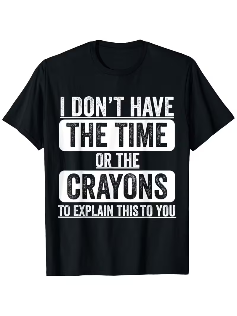 Funny Saying Graphic T-Shirt U - Street Fashion Quotes recension och pris