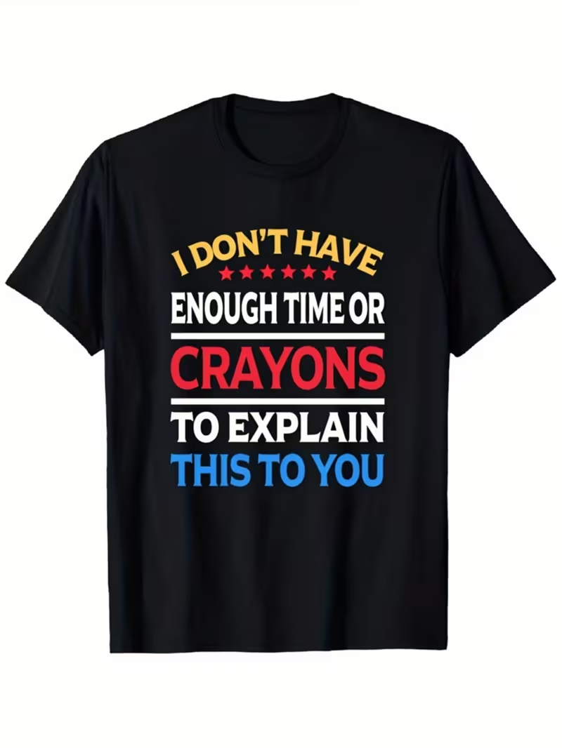Funny Saying Graphic T-Shirt U - Street Fashion Quotes recension och pris